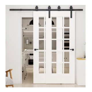 Σετ Μηχανισμού για Συρόμενες Ξύλινες Πόρτες 2 m HOMCOM B81-028 Σετ Μηχανισμού για Συρόμενες Ξύλινες Πόρτες 2 m HOMCOM B81-028