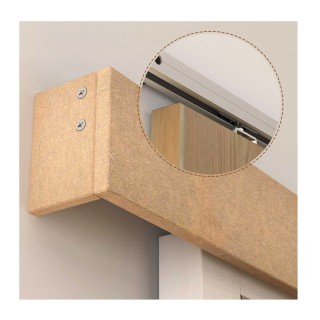 Σετ Μηχανισμού για Συρόμενες Ξύλινες Πόρτες 2 m HOMCOM B81-006