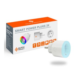 Σετ Μονές Εξωτερικές Smart Πρίζες Ρεύματος Wi-Fi 3 τμχ Dutch Origin...