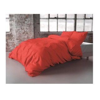 Σετ Μονή Παπλωματοθήκη με Μαξιλαροθήκη 140 x 220 cm Χρώματος Κόκκιν... Σετ Μονή Παπλωματοθήκη με Μαξιλαροθήκη 140 x 220 cm Χρώματος Κόκκιν...