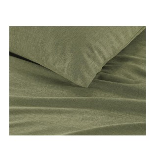 Σετ Μονή Παπλωματοθήκη με Μαξιλαροθήκη 140 x 220 cm Χρώματος Πράσιν...