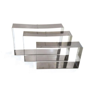 Σετ Ορθογώνια Ανοξείδωτα Τσέρκια - Κουπ Πατ Ζαχαροπλαστικής 3 τμχ L... Σετ Ορθογώνια Ανοξείδωτα Τσέρκια - Κουπ Πατ Ζαχαροπλαστικής 3 τμχ L...