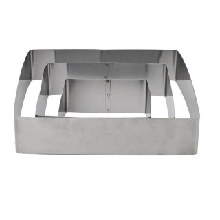 Σετ Ορθογώνια Ανοξείδωτα Τσέρκια - Κουπ Πατ Ζαχαροπλαστικής 3 τμχ L... Σετ Ορθογώνια Ανοξείδωτα Τσέρκια - Κουπ Πατ Ζαχαροπλαστικής 3 τμχ L...