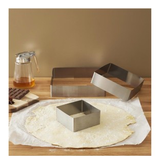 Σετ Ορθογώνια Ανοξείδωτα Τσέρκια - Κουπ Πατ Ζαχαροπλαστικής 3 τμχ L... Σετ Ορθογώνια Ανοξείδωτα Τσέρκια - Κουπ Πατ Ζαχαροπλαστικής 3 τμχ L...