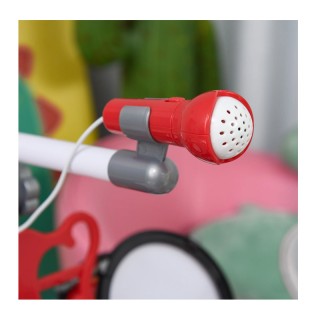 Σετ Παιδικά Ντραμς με Μικρόφωνο και Σκαμπό HOMCOM 390-022