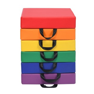 Σετ Παιδικά Τετράγωνα Μαξιλάρια Δαπέδου 6 τμχ Costway FH10075CL Σετ Παιδικά Τετράγωνα Μαξιλάρια Δαπέδου 6 τμχ Costway FH10075CL