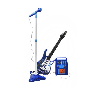 Σετ Ηλεκτρική Παιδική Κιθάρα με Τρίποδο Μικρόφωνο και Ενισχυτή Kruz... Σετ Ηλεκτρική Παιδική Κιθάρα με Τρίποδο Μικρόφωνο και Ενισχυτή Kruz...