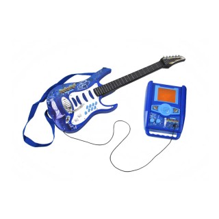 Σετ Ηλεκτρική Παιδική Κιθάρα με Τρίποδο Μικρόφωνο και Ενισχυτή Kruz...