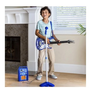 Σετ Ηλεκτρική Παιδική Κιθάρα με Τρίποδο Μικρόφωνο και Ενισχυτή Kruz... Σετ Ηλεκτρική Παιδική Κιθάρα με Τρίποδο Μικρόφωνο και Ενισχυτή Kruz...