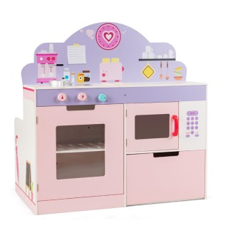 Σετ Παιδική Κουζίνα και Εστιατόριο 2 σε 1 Costway HW64637 Σετ Παιδική Κουζίνα και Εστιατόριο 2 σε 1 Costway HW64637