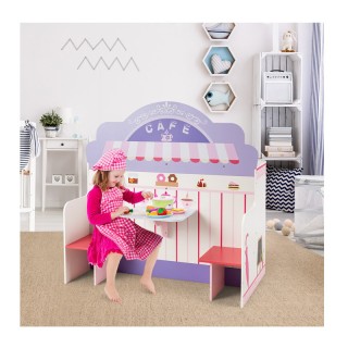 Σετ Παιδική Κουζίνα και Εστιατόριο 2 σε 1 Costway HW64637