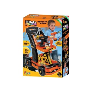 Σετ Παιδικό Τρόλεϊ Εργασίας με 24 Αξεσουάρ Faro 02840209 Σετ Παιδικό Τρόλεϊ Εργασίας με 24 Αξεσουάρ Faro 02840209