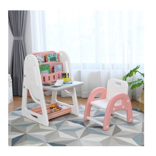 Σετ Παιδικός Μαγνητικός Πίνακας Διπλής Όψης - Καβαλέτο με Καρέκλα Χ...