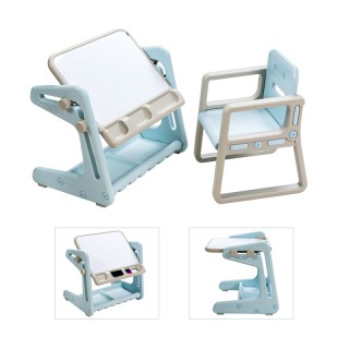 Σετ Παιδικός Μαγνητικός Πίνακας / Τραπέζι Ζωγραφικής με Καρέκλα Χρώ...