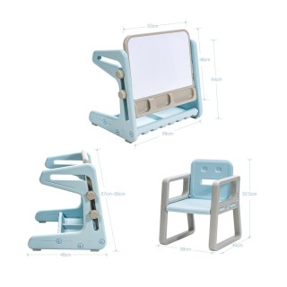 Σετ Παιδικός Μαγνητικός Πίνακας / Τραπέζι Ζωγραφικής με Καρέκλα Χρώ... Σετ Παιδικός Μαγνητικός Πίνακας / Τραπέζι Ζωγραφικής με Καρέκλα Χρώ...