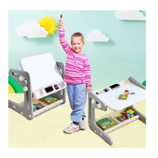 Σετ Παιδικός Μαγνητικός Πίνακας / Τραπέζι Ζωγραφικής με Καρέκλα Χρώ... Σετ Παιδικός Μαγνητικός Πίνακας / Τραπέζι Ζωγραφικής με Καρέκλα Χρώ...