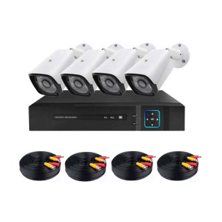 Σετ Παρακολούθησης με 4 Ενσύρματες Κάμερες AHD και Καταγραφικό Hopp... Σετ Παρακολούθησης με 4 Ενσύρματες Κάμερες AHD και Καταγραφικό Hopp...