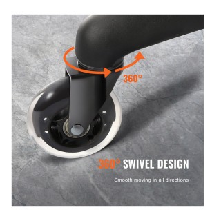 Σετ Περιστρεφόμενα Ροδάκια για Καρέκλα Γραφείου 76.2 mm 5 τμχ VEVOR... Σετ Περιστρεφόμενα Ροδάκια για Καρέκλα Γραφείου 76.2 mm 5 τμχ VEVOR...