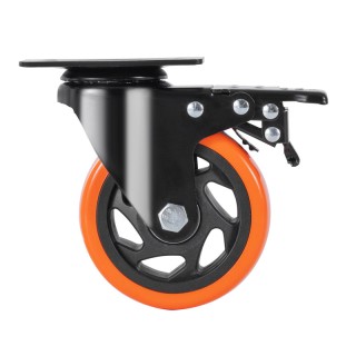 Σετ Περιστρεφόμενα Ροδάκια Βαρέως Τύπου για Έπιπλα 636 Kg 4 τμχ VEV...