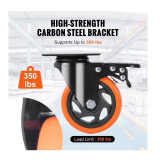 Σετ Περιστρεφόμενα Ροδάκια Βαρέως Τύπου για Έπιπλα 636 Kg 4 τμχ VEV... Σετ Περιστρεφόμενα Ροδάκια Βαρέως Τύπου για Έπιπλα 636 Kg 4 τμχ VEV...