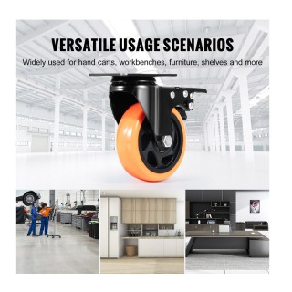 Σετ Περιστρεφόμενα Ροδάκια Βαρέως Τύπου για Έπιπλα 636 Kg 4 τμχ VEV... Σετ Περιστρεφόμενα Ροδάκια Βαρέως Τύπου για Έπιπλα 636 Kg 4 τμχ VEV...