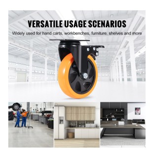 Σετ Περιστρεφόμενα Ροδάκια Βαρέως Τύπου για Έπιπλα 816 Kg 4 τμχ VEV... Σετ Περιστρεφόμενα Ροδάκια Βαρέως Τύπου για Έπιπλα 816 Kg 4 τμχ VEV...