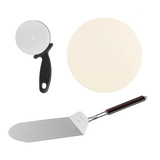 Σετ Πέτρα Πίτσας με Φτυάρι και Κόφτη 3 τμχ Bakaji 02815059 Σετ Πέτρα Πίτσας με Φτυάρι και Κόφτη 3 τμχ Bakaji 02815059