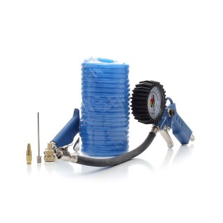 Σετ Πιστόλι Αέρος με Αερόμετρο και Σπιράλ Σωλήνα 6 τμχ TAGRED TA104 Σετ Πιστόλι Αέρος με Αερόμετρο και Σπιράλ Σωλήνα 6 τμχ TAGRED TA104