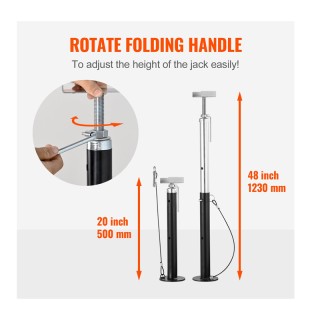 Σετ Πλαϊνές Υποδοχές Στήριξης Τροχόσπιτου 2.27T με Ρυθμιζόμενο Ύψος...