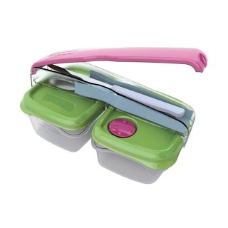 Σετ Πλαστικά Δοχεία Τροφίμων με Θήκη για Μαχαιροπίρουνα 2 τμχ Break... Σετ Πλαστικά Δοχεία Τροφίμων με Θήκη για Μαχαιροπίρουνα 2 τμχ Break...