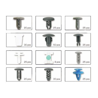 Σετ Πλαστικά Κλιπς Αυτοκινήτου Fiat σε Κασετίνα 308 τμχ TAGRED TA1143 Σετ Πλαστικά Κλιπς Αυτοκινήτου Fiat σε Κασετίνα 308 τμχ TAGRED TA1143