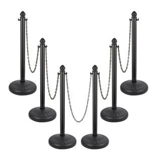 Σετ Πλαστικά Κολωνάκια Σήμανσης με Αλυσίδες 6 τμχ VEVOR JSZZSJSZJTH... Σετ Πλαστικά Κολωνάκια Σήμανσης με Αλυσίδες 6 τμχ VEVOR JSZZSJSZJTH...