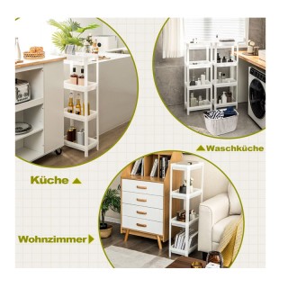 Σετ Πλαστικές Ραφιέρες με 4 Ράφια 36 x 23 x 99.5 cm 2 τμχ Costway J... Σετ Πλαστικές Ραφιέρες με 4 Ράφια 36 x 23 x 99.5 cm 2 τμχ Costway J...