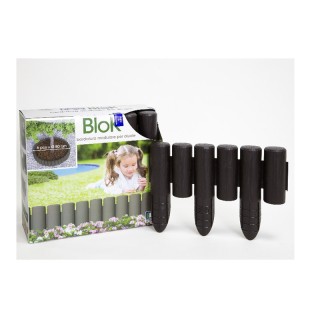 Σετ Πλαστική Μπορντούρα Κήπου 2.3 m 6 τμχ Χρώματος Σκούρο Καφέ Bama... Σετ Πλαστική Μπορντούρα Κήπου 2.3 m 6 τμχ Χρώματος Σκούρο Καφέ Bama...