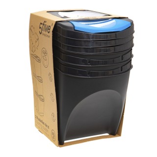 Σετ Πλαστικοί Κάδοι Ανακύκλωσης 25 Lt 3 τμχ 5Five Simply Smart 164695