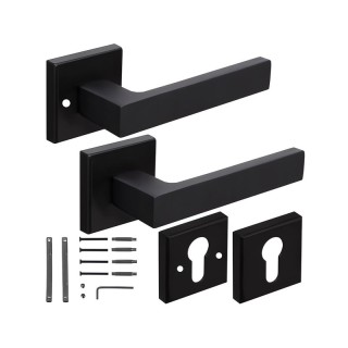 Σετ Πόμολα Μεσόπορτας με Ροζέτα 2 τμχ Ruhhy 21937 Σετ Πόμολα Μεσόπορτας με Ροζέτα 2 τμχ Ruhhy 21937