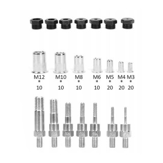 Σετ Πριτσιναδόρος Σπειρωμάτων Χειρός M3-M12 με Πριτσίνια 110 τμχ Kr...
