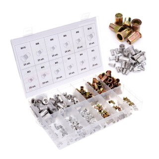 Σετ Πριτσίνια από Αλουμίνιο και Ατσάλι με Σπείρωμα M3 - M10 σε Κασε... Σετ Πριτσίνια από Αλουμίνιο και Ατσάλι με Σπείρωμα M3 - M10 σε Κασε...