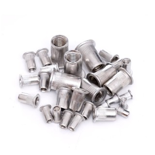 Σετ Πριτσίνια από Αλουμίνιο και Ατσάλι με Σπείρωμα M3 - M10 σε Κασε...