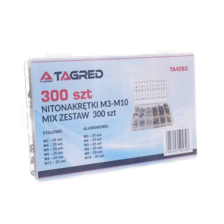 Σετ Πριτσίνια από Αλουμίνιο και Ατσάλι με Σπείρωμα M3 - M10 σε Κασε...