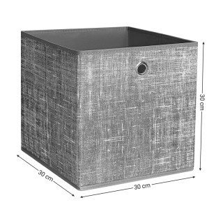 Σετ Πτυσσόμενα Υφασμάτινα Κουτιά Αποθήκευσης 30 x 30 x 30 cm 6 τμχ ... Σετ Πτυσσόμενα Υφασμάτινα Κουτιά Αποθήκευσης 30 x 30 x 30 cm 6 τμχ ...