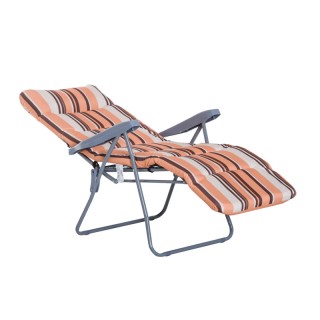 Σετ Πτυσσόμενες Καρέκλες Εξωτερικού Χώρου με Ρυθμιζόμενη Πλάτη Χρώμ... Σετ Πτυσσόμενες Καρέκλες Εξωτερικού Χώρου με Ρυθμιζόμενη Πλάτη Χρώμ...