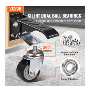 Σετ Περιστρεφόμενα Ροδάκια Βαρέως Τύπου για Έπιπλα 299.4 Kg 4 τμχ V... Σετ Περιστρεφόμενα Ροδάκια Βαρέως Τύπου για Έπιπλα 299.4 Kg 4 τμχ V...