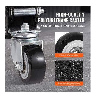 Σετ Περιστρεφόμενα Ροδάκια Βαρέως Τύπου για Έπιπλα 299.4 Kg 4 τμχ V... Σετ Περιστρεφόμενα Ροδάκια Βαρέως Τύπου για Έπιπλα 299.4 Kg 4 τμχ V...