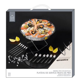 Σετ Σερβιρίσματος Θαλασσινών 22 τμχ Home Deco Factory KU6715