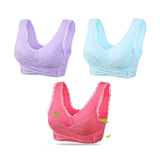 Σετ Σουτιέν Κόκκινο Μωβ και Μπλε 3 τμχ GEM BN4415 Σετ Σουτιέν Κόκκινο Μωβ και Μπλε 3 τμχ GEM BN4415