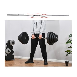 Σετ Στραβόμπαρα με Βάρη 70 Kg HOMCOM A91-138 Σετ Στραβόμπαρα με Βάρη 70 Kg HOMCOM A91-138