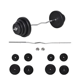 Σετ Στραβόμπαρα με Βάρη 70 Kg HOMCOM A91-138