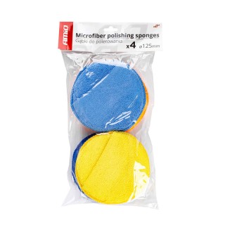 Σετ Στρογγυλά Σφουγγάρια Γυαλίσματος Αυτοκινήτου από Μικροΐνες με Λ...