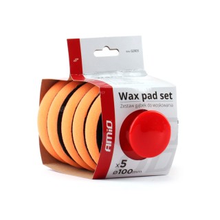 Σετ Στρογγυλά Σφουγγάρια Γυαλίσματος Αυτοκινήτου με Λαβή 100 mm 5 τ...